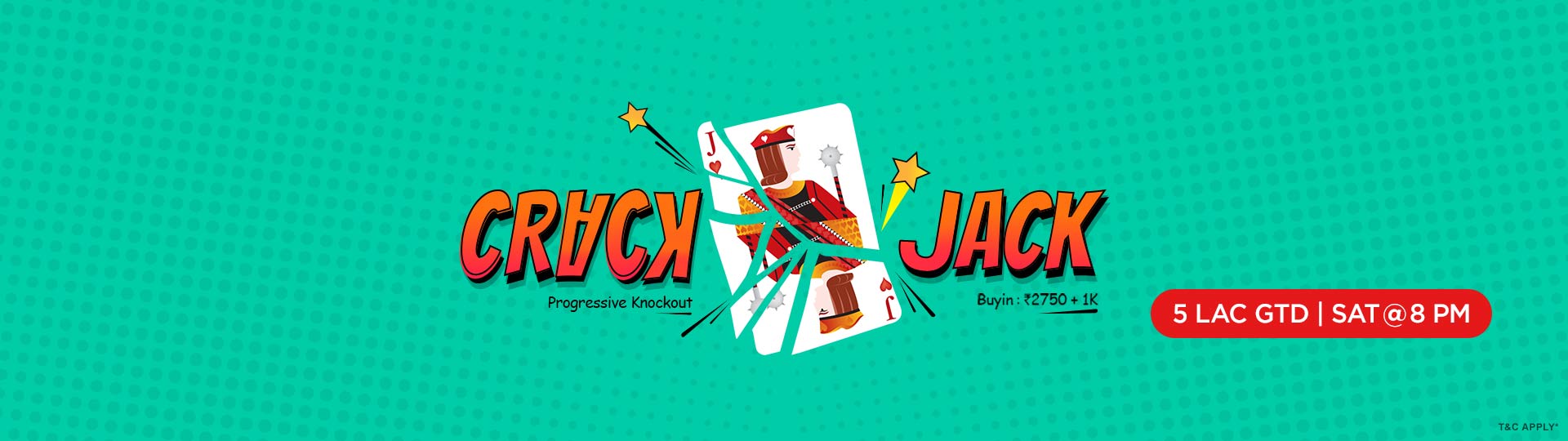 Win 5 Lac GTD: Play in Crack-Jack Poker Tournament on Adda52