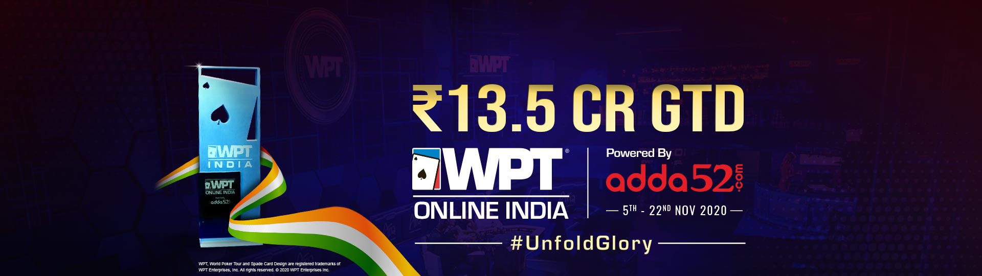 WPT Online India | 13.5 Cr GTD