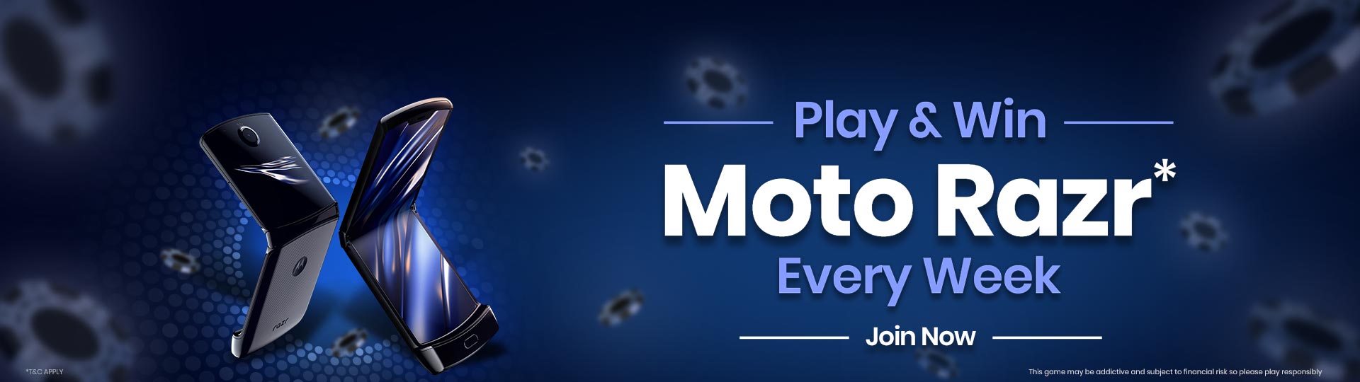 Play Poker & Win A Motorola RAZR!