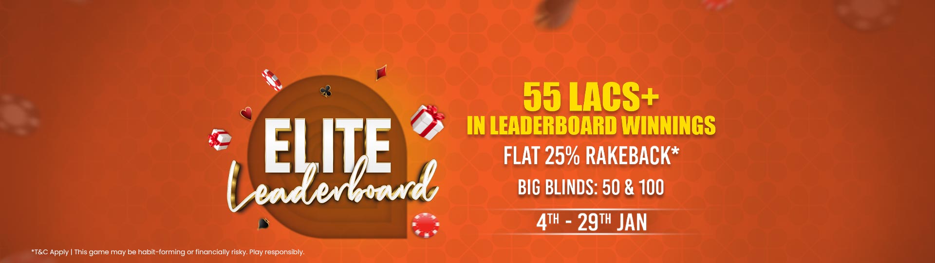 Adda52|Online|Poker|Elite Leaderboards |January