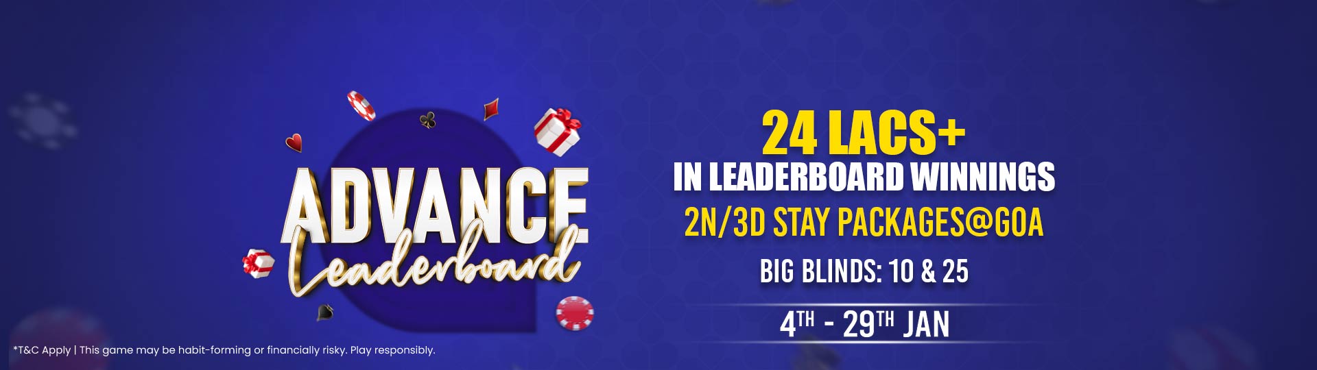 Adda52|Online|Poker|Advance Leaderboards|January