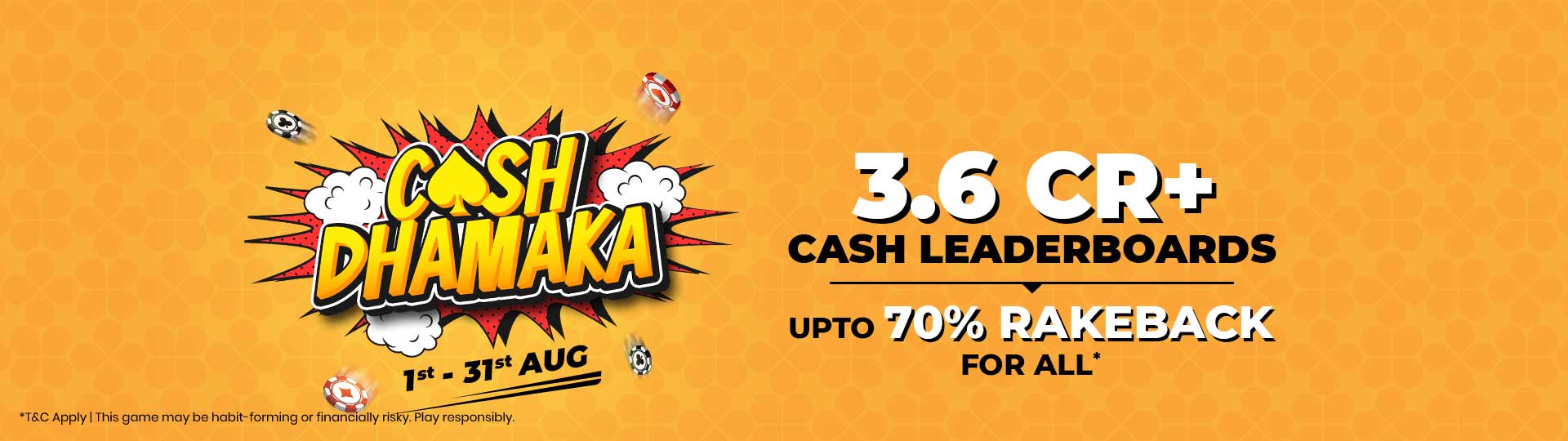 Adda52|Online|Poker|Cash Dhamaka|August