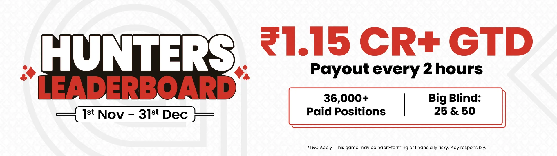 Play for the ₹1.15 Cr+ prize pool!