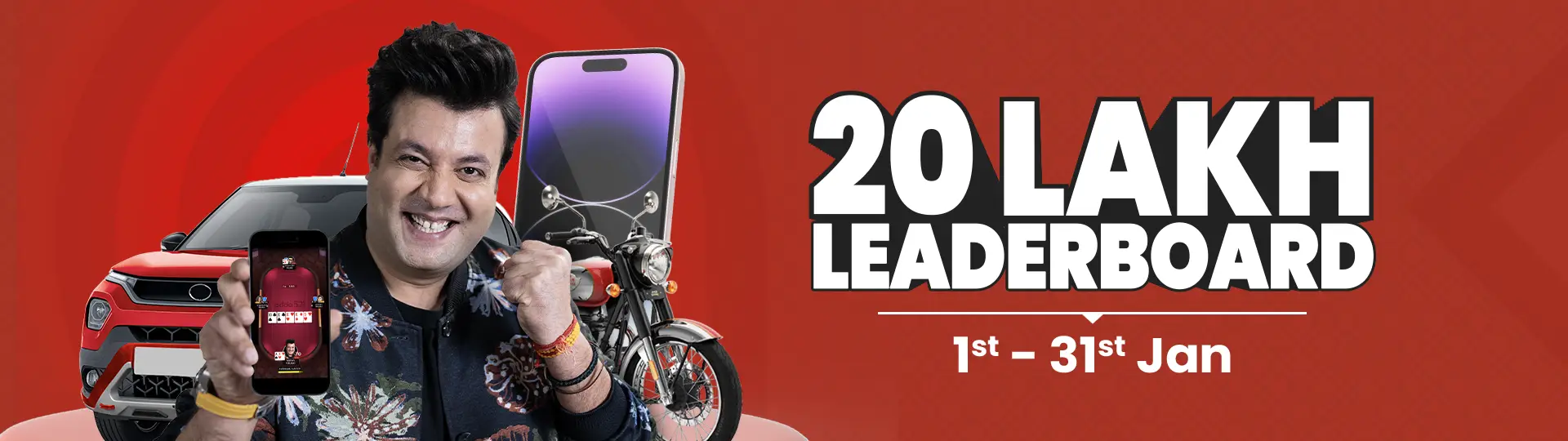 20 Lakh Welcome Leaderboard January