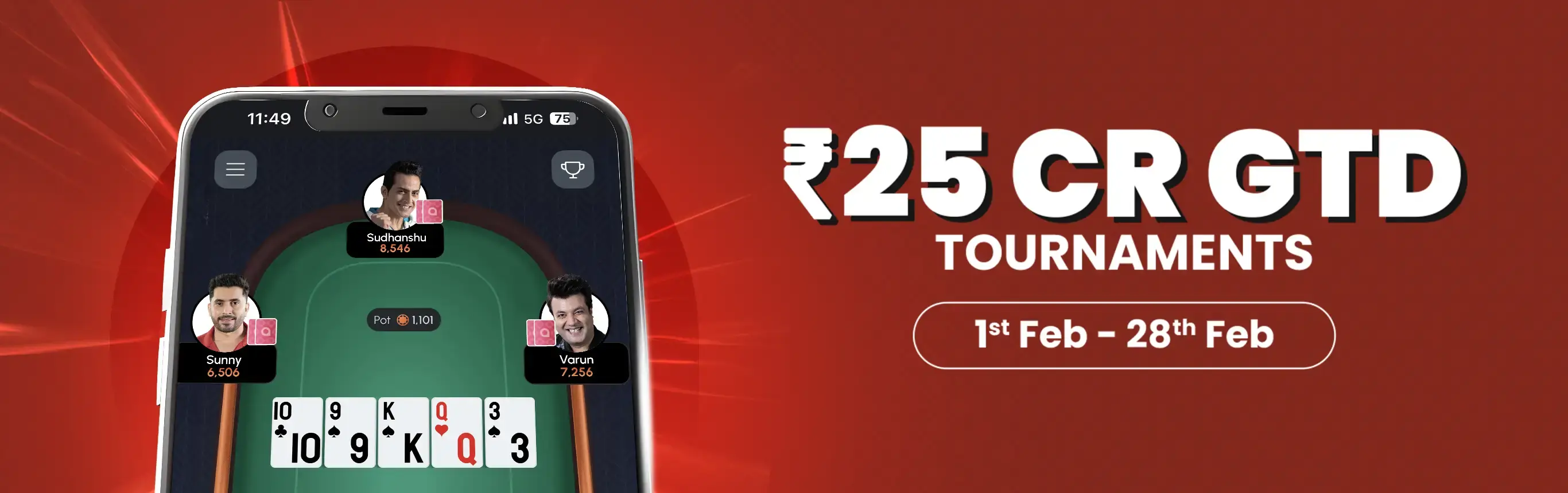 14 Crore GTD Tournament June 24