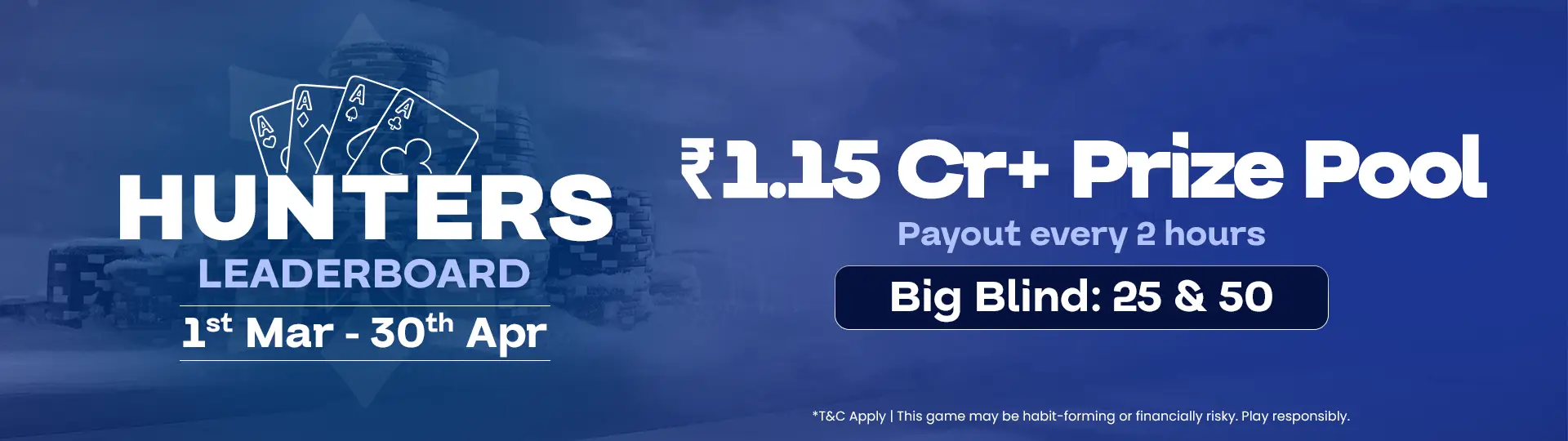 Hunters Leaderboard – Play for the ₹1.15 Cr+ prize pool!